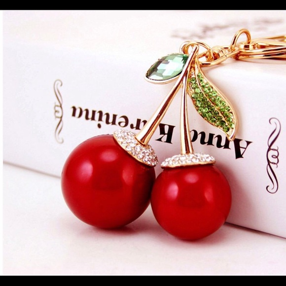 Accessories - Cherries Bag Charm/Keychain